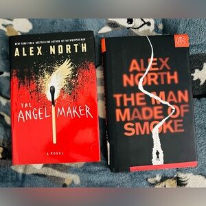 The Angel Maker & Man Made of Smoke by Alex North hardcovers